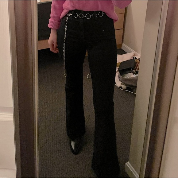 Abercrombie & Fitch Denim - Abercrombie & Fitch Bell Bottom Ultra High Rise Flare Jeans